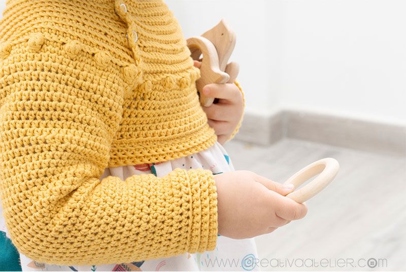 Jersey/Canesú Prehistoric de Crochet 9