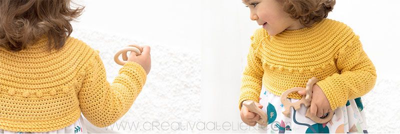 Jersey/Canesú Prehistoric de Crochet 11