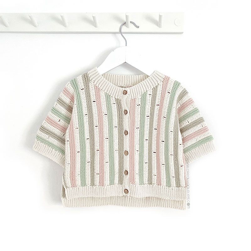 Chaqueta STRIPY de Crochet  - Tejido