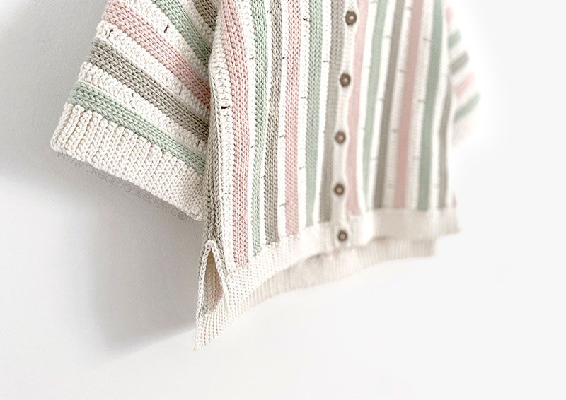 Chaqueta STRIPY de Crochet  - Tejido