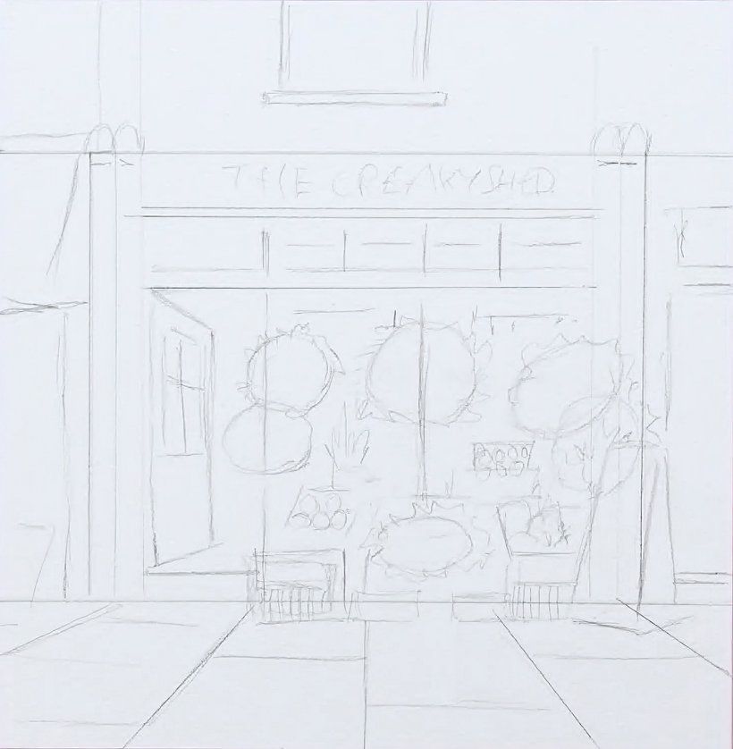 1. Work lightly at first! It's always easier if you plan your artwork out!