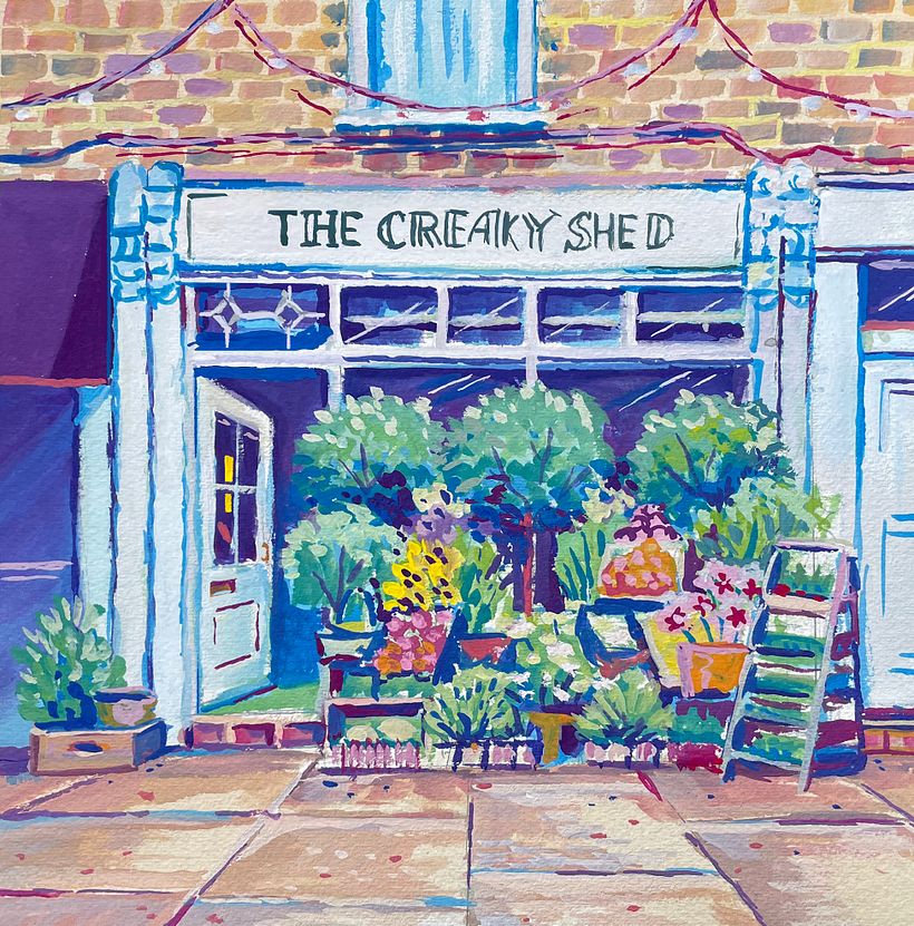 Details: This is the fun part and because we layered our colours up the artwork will all come together. 