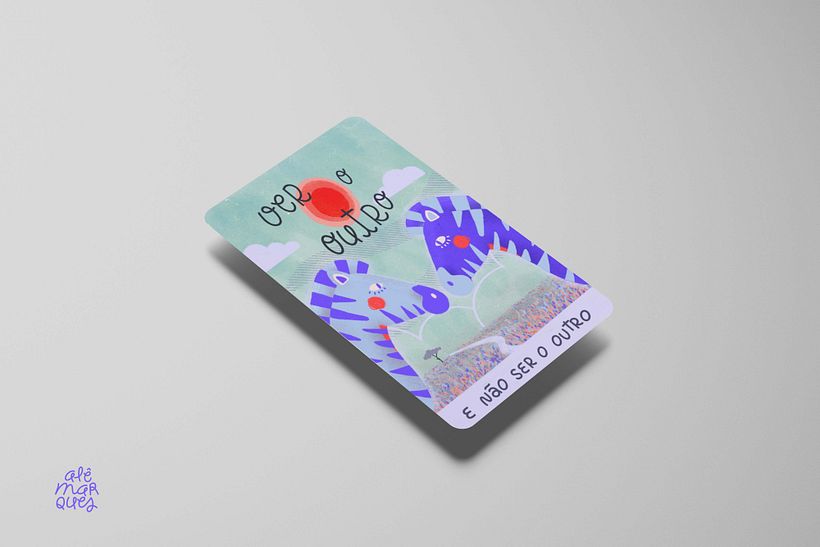 arte principal - arquétipo zebra | mensagem principal deste card: preservar sua identidade