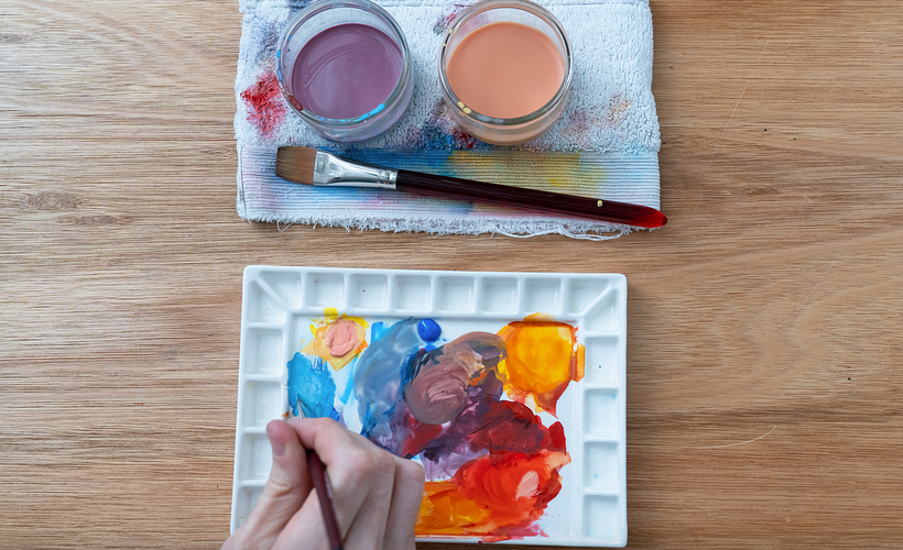 Gouache is a happy medium between watercolor and acrylic.