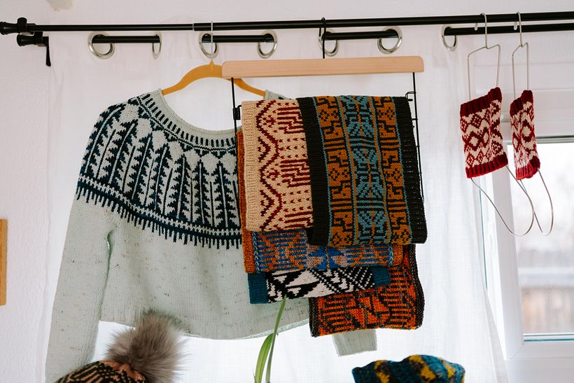 I'm proud of my designs and feel connected to my heritage. I love that they are each a wearable piece of artwork.
