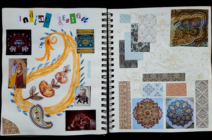 Card thirteen - continuation of research on eastern patterns