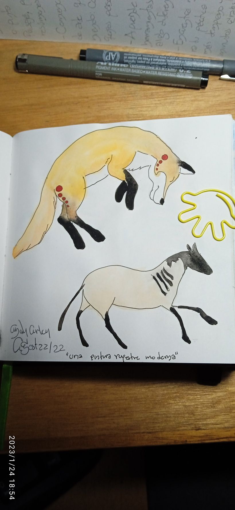 Una pintura rupestre moderna