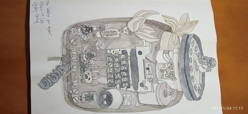 Un teléfono por dentro