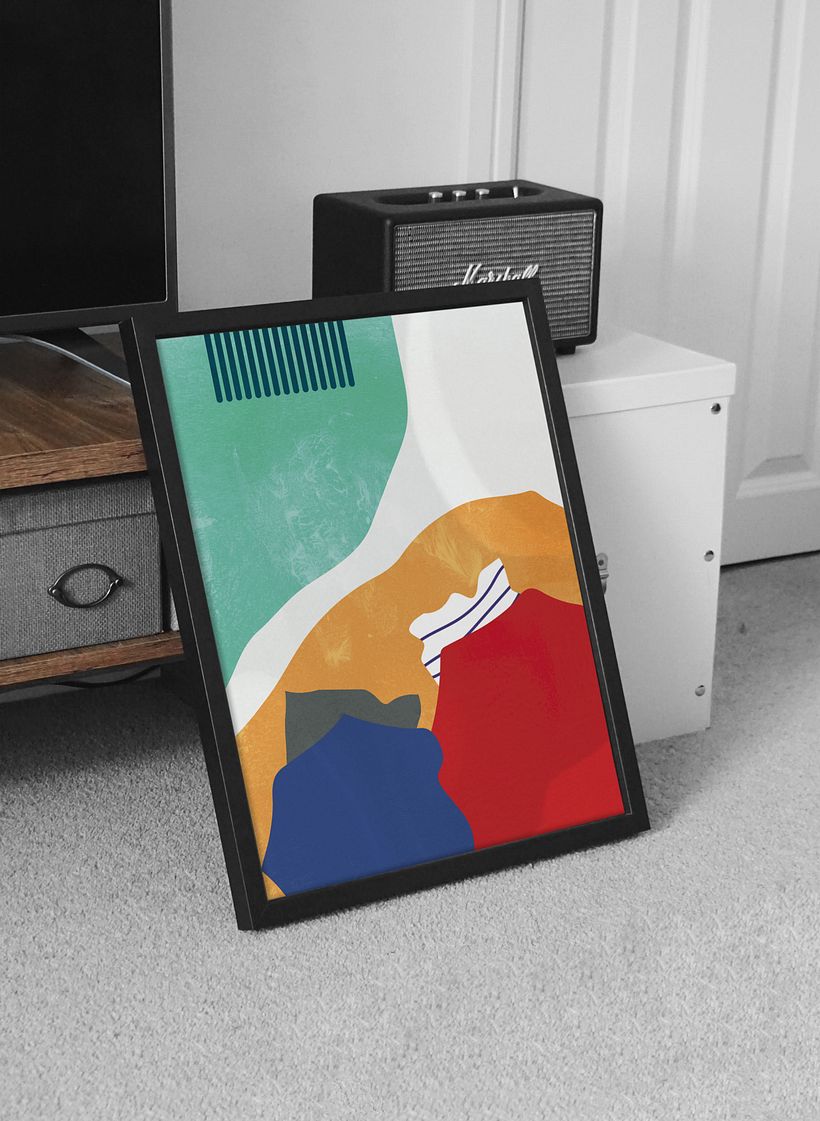 Meu projeto do curso: Composição de arte abstrata: crie seu design 1