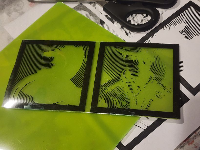 This Photopolymer material is not as good as the one presented in the class... I bough that in Amazon. 