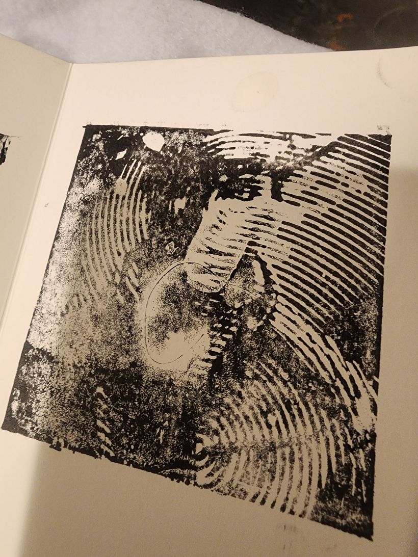 ERROR Hair stuck in the print when adding INK, Learned to have material Clean