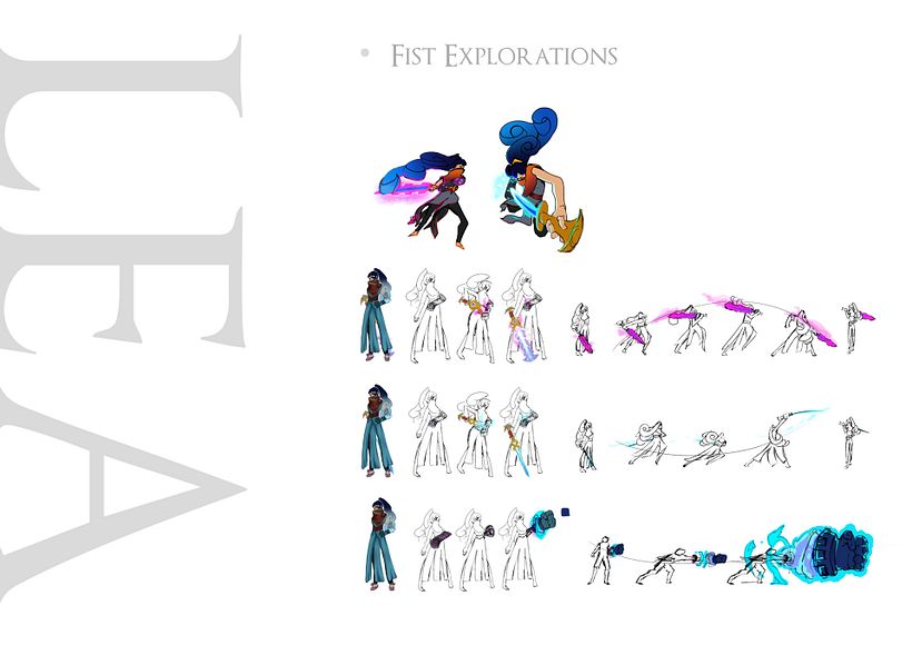 Character Concept Art "Lea" from Broken Echoes by Ad Astra Studios 7