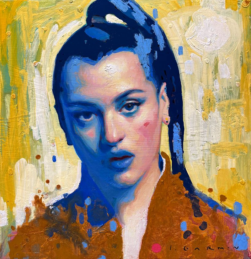 PROCESO DE LA PINTURA "ROSALÍA" 1