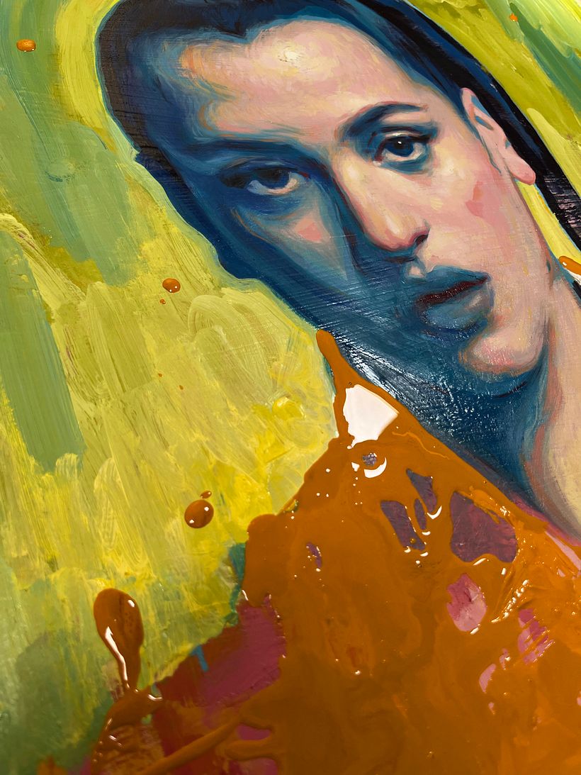 PROCESO DE LA PINTURA "ROSALÍA" 2