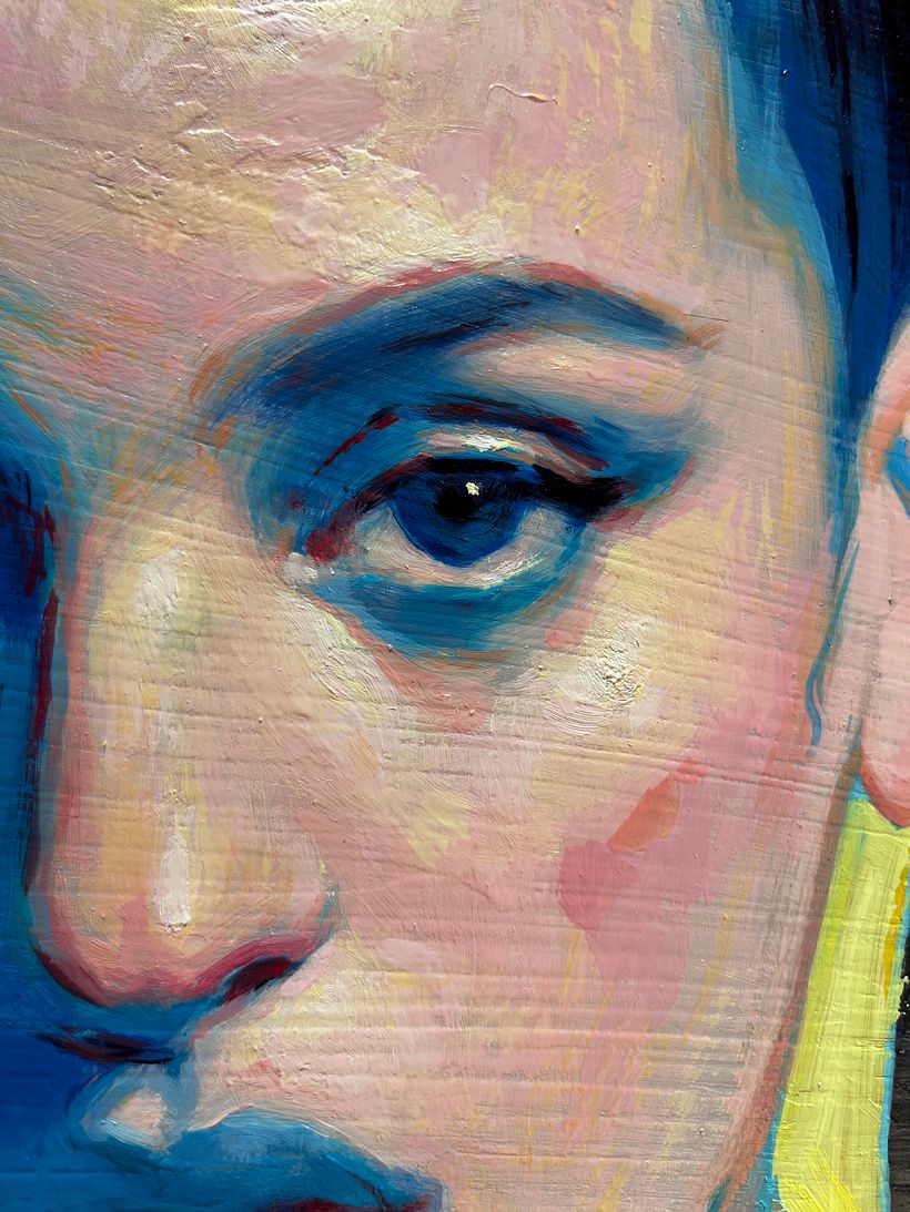 PROCESO DE LA PINTURA "ROSALÍA" 3