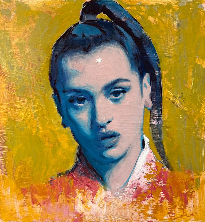 PROCESO DE LA PINTURA "ROSALÍA" 5