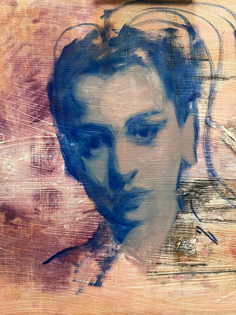 PROCESO DE LA PINTURA "ROSALÍA" 8