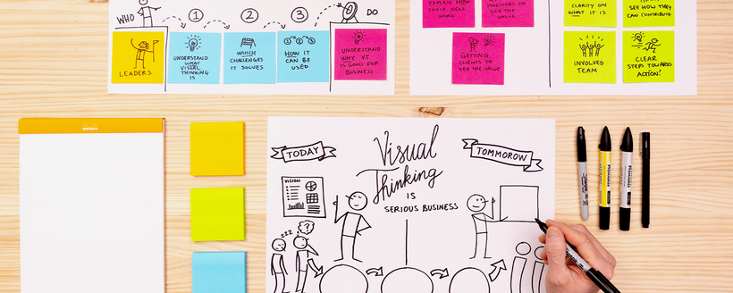 Solve complex problems with visual thinking.