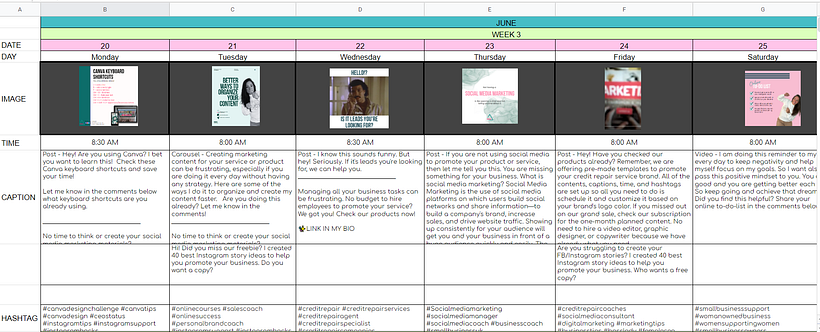 My project for course: Instagram Strategy for Business Growth 3
