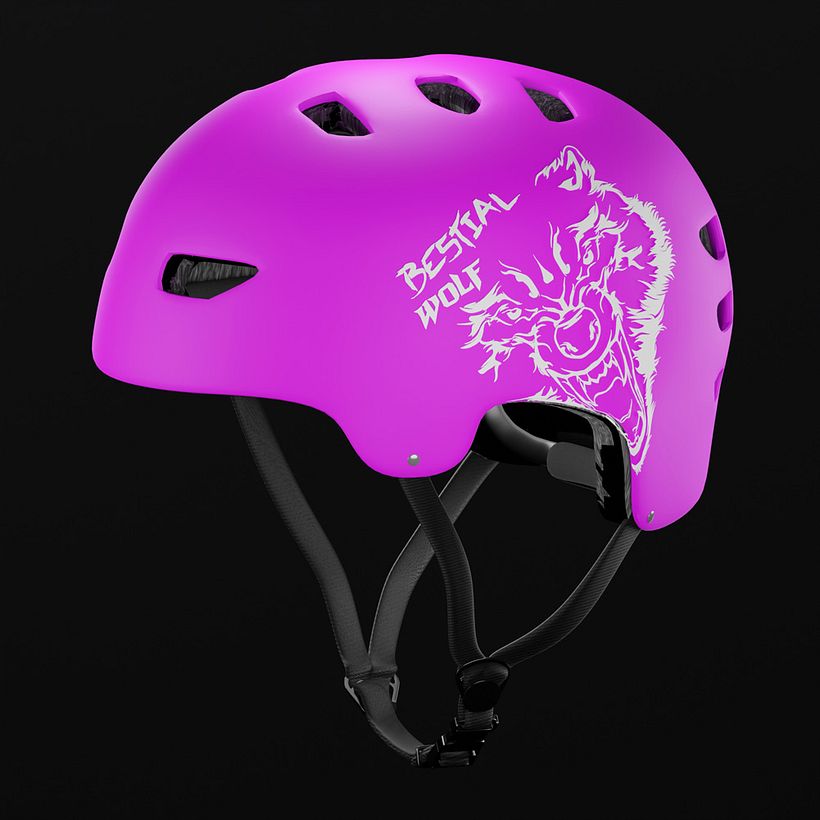 Bestial Wolf Helmet - 3D Modeling 1