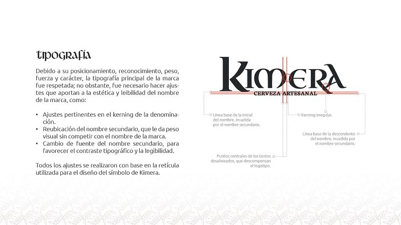 Propuesta de rediseño de identidad gráfica para Kimera 7