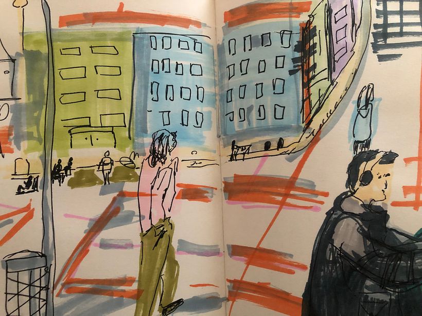 My project for course: Urban Sketching: Capture Your City in Motion 1