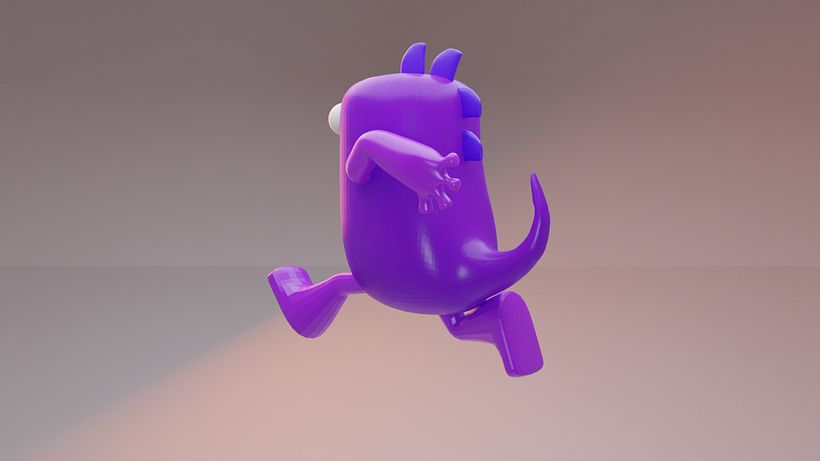 Meu projeto do curso: Criação de personagens 3D com Blender  2