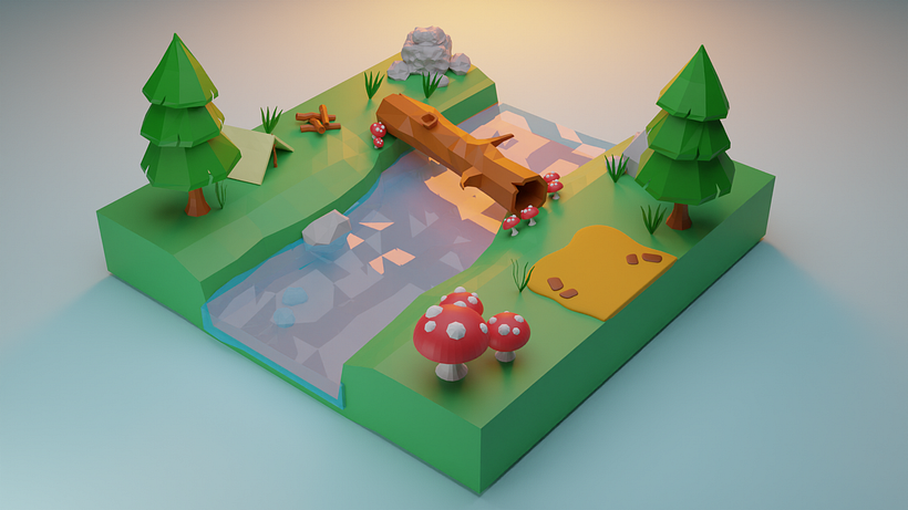 Meu projeto do curso: Criação de personagens 3D com Blender  4