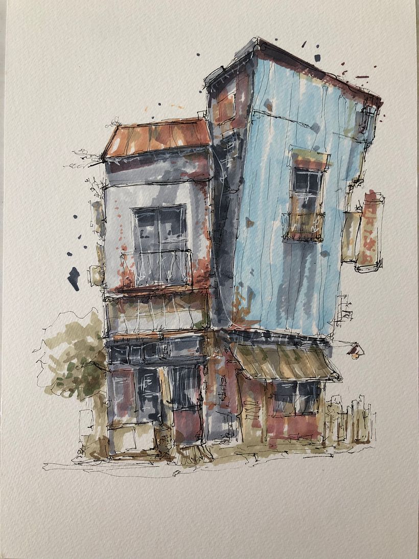 Expressive Architectural Sketching