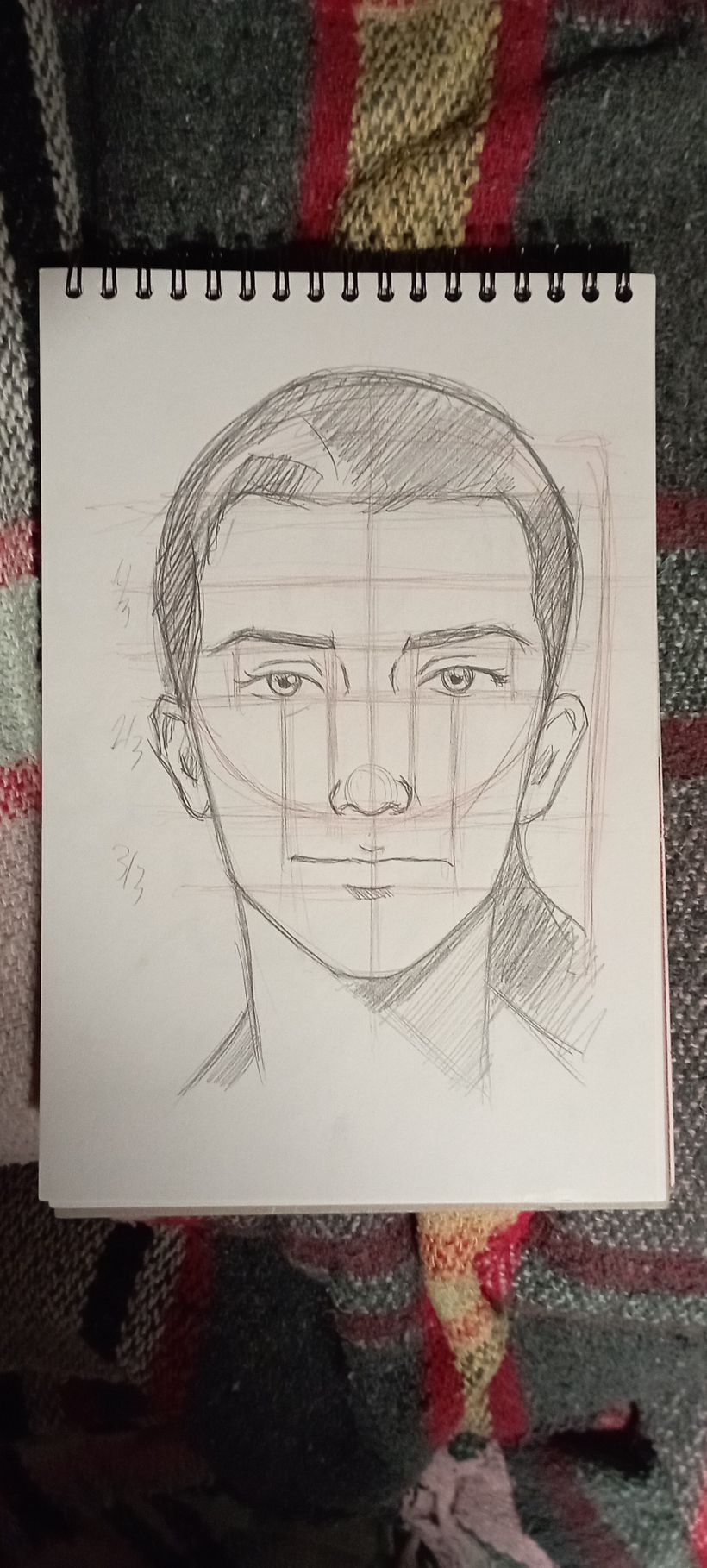 Mi proyecto del curso: Cuaderno de retratos a línea con grafito 1