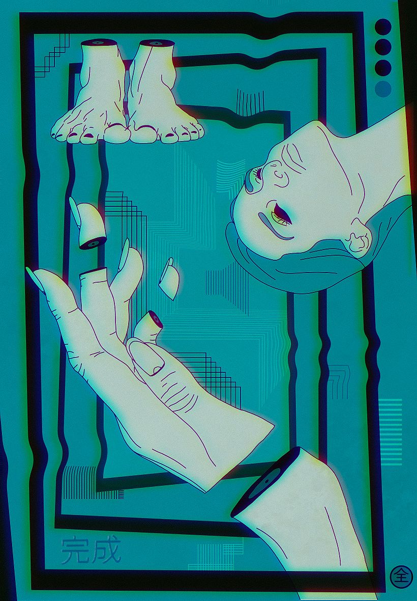My project for course: Retrofuturistic Illustration with Procreate 1