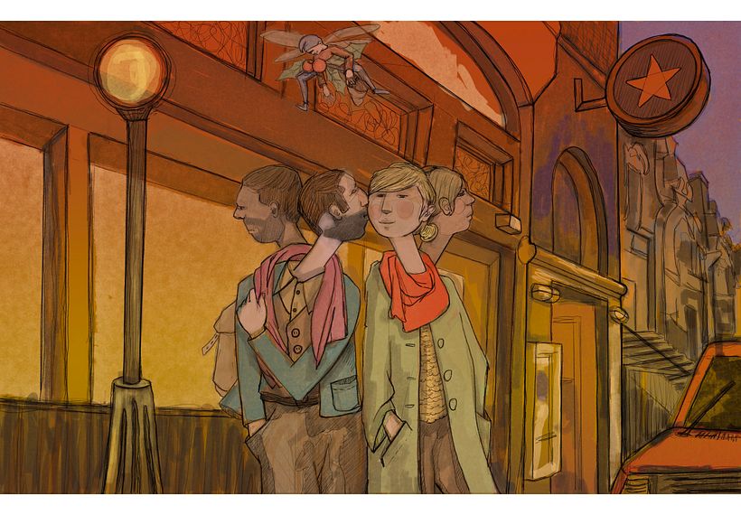 My project for course: Moody Digital Illustration with Procreate : Que’ Chose pour Toe. 3