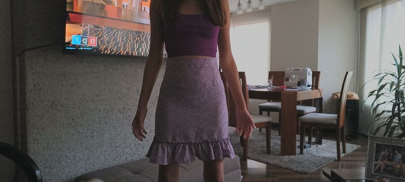 Mi proyecto del curso: Patronaje y confección de una falda a tu medida 1