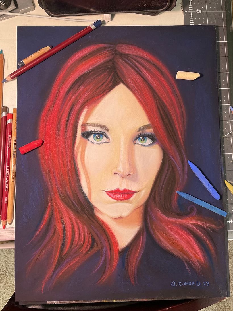 My project for course: Realistic Chalk Pastel Portraits 5