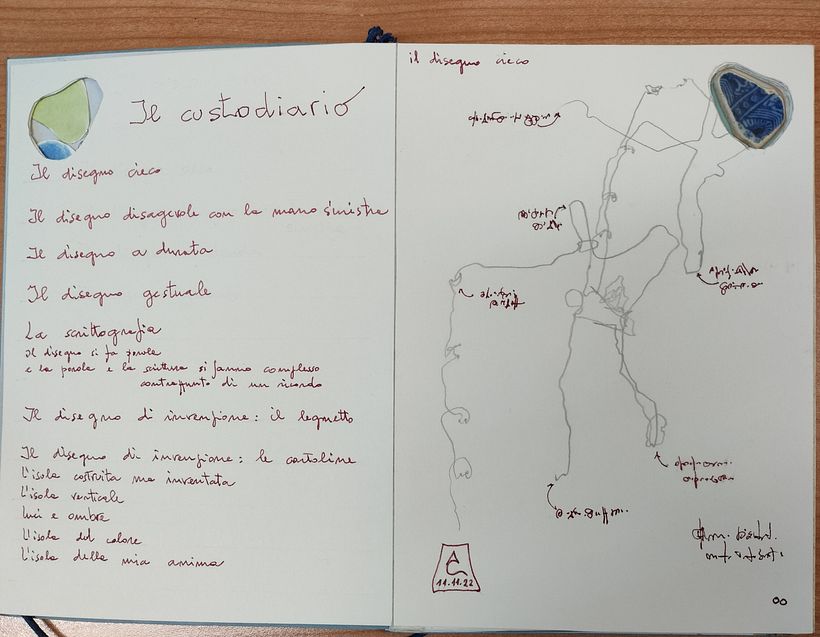 ll mio progetto del corso: Travel sketchbook con tecniche miste. Un progetto di Antonella Calligaris: Procida - l'isola della mia anima. 3