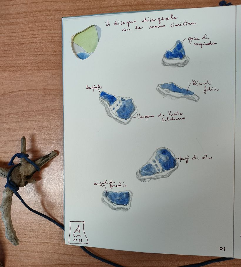 ll mio progetto del corso: Travel sketchbook con tecniche miste. Un progetto di Antonella Calligaris: Procida - l'isola della mia anima. 4