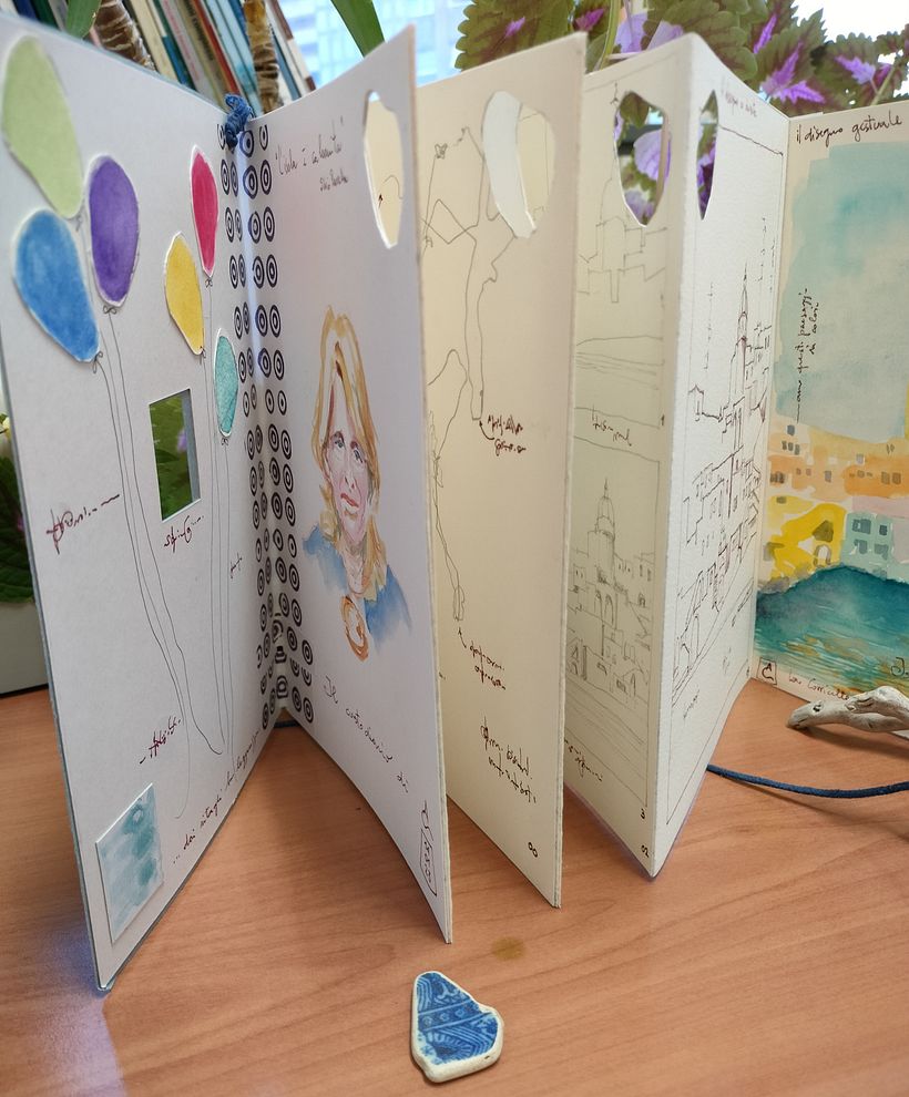 ll mio progetto del corso: Travel sketchbook con tecniche miste. Un progetto di Antonella Calligaris: Procida - l'isola della mia anima. 14