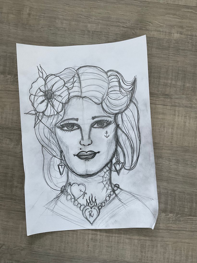 Meu projeto do curso: Design de tatuagens estilo old school no Procreate - Traditionelle Illustration