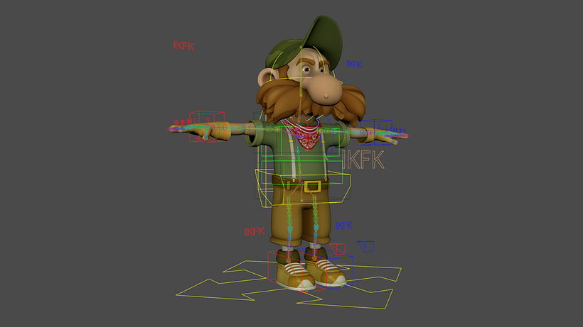 My project for course: Rigging and Deformation of a Character 2