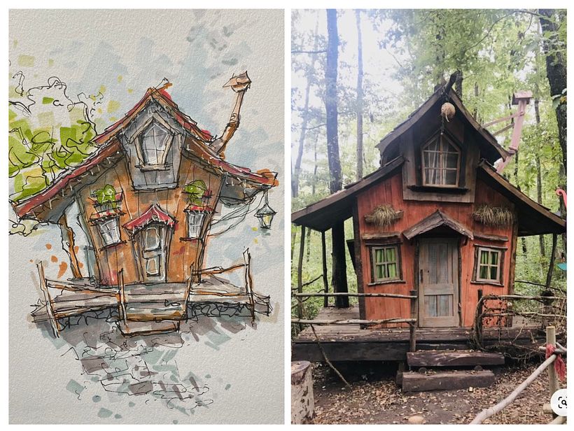 My project for course: Expressive Architectural Sketching with Colored Markers 3