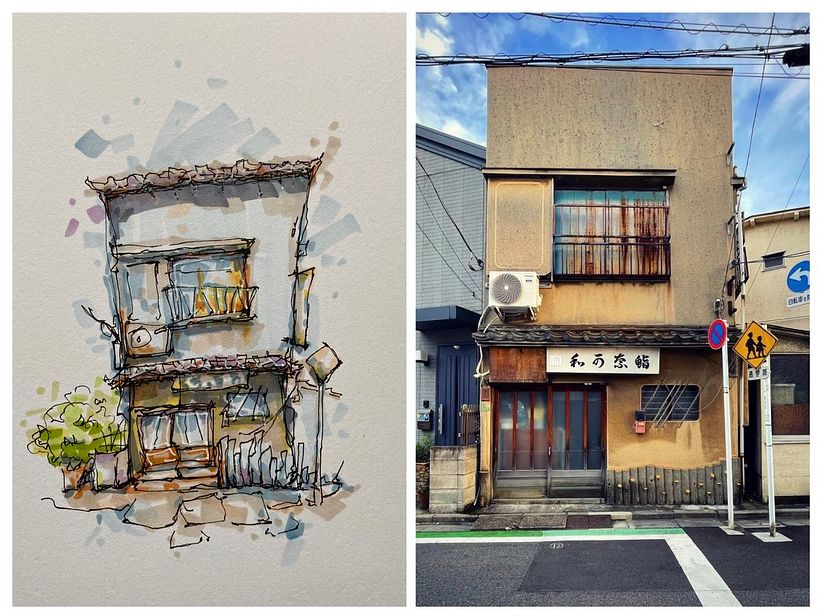 My project for course: Expressive Architectural Sketching with Colored Markers 4