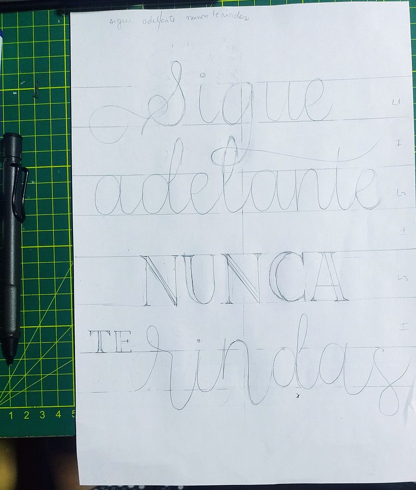 Mi proyecto del curso: Principios de la caligrafía con brush pen 2
