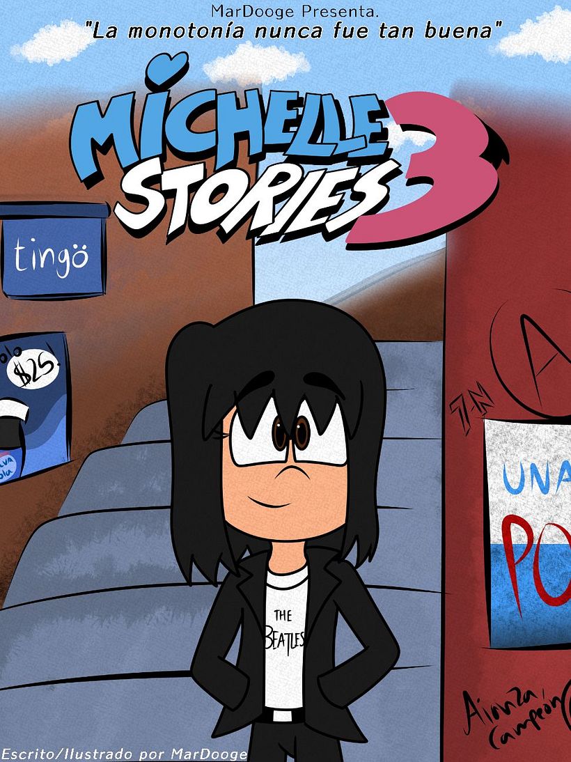 Portada de uno de los próximos tomos de Michelle