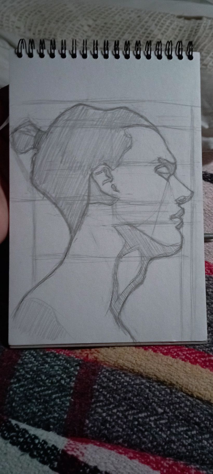 Mi proyecto del curso: Cuaderno de retratos a línea con grafito 3