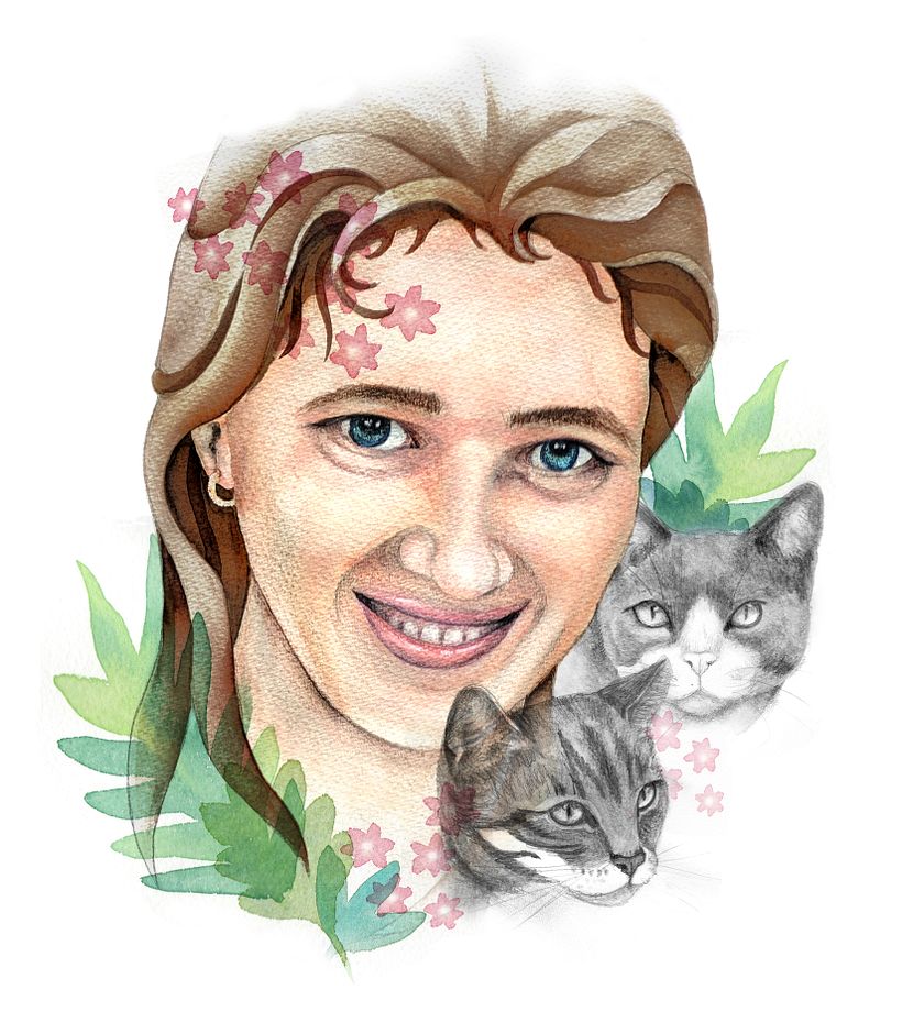 My project for course: Illustrated Portrait in Watercolor 4