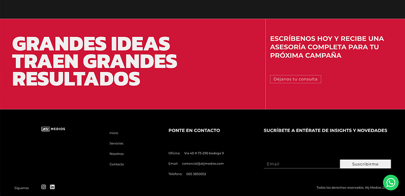 Creación de una web profesional con WordPress ATJ Medios 6