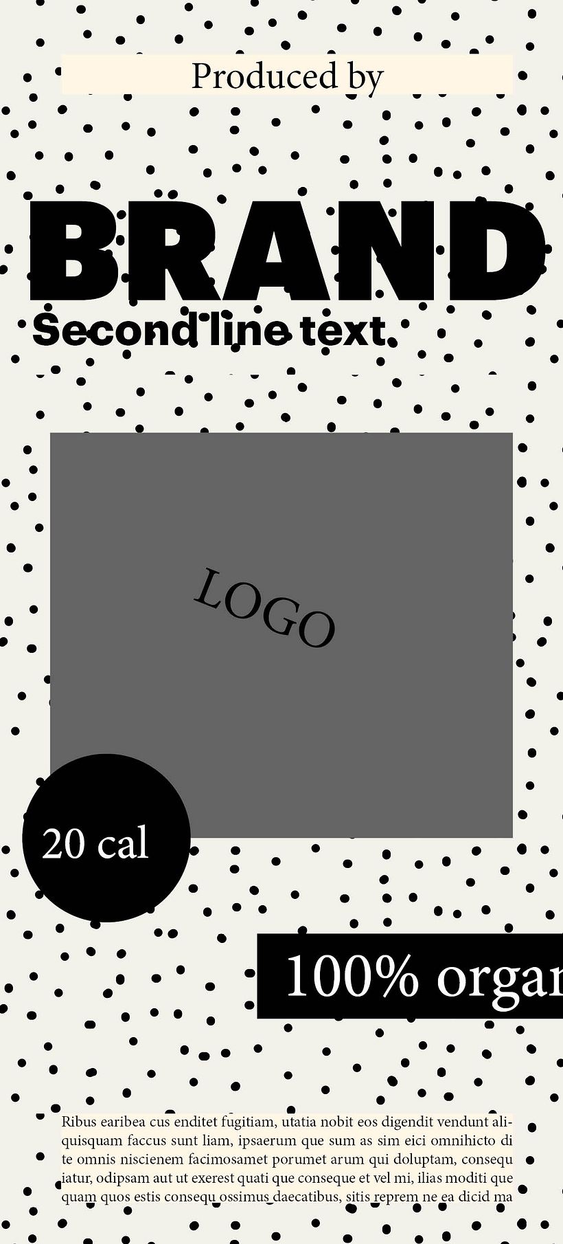 Tecniche di composizione per graphic design: PLANT COLA 3