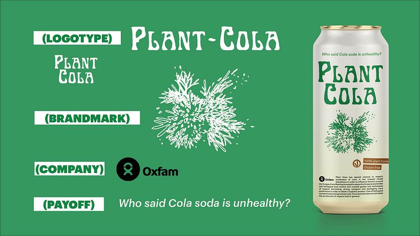 Tecniche di composizione per graphic design: PLANT COLA 5