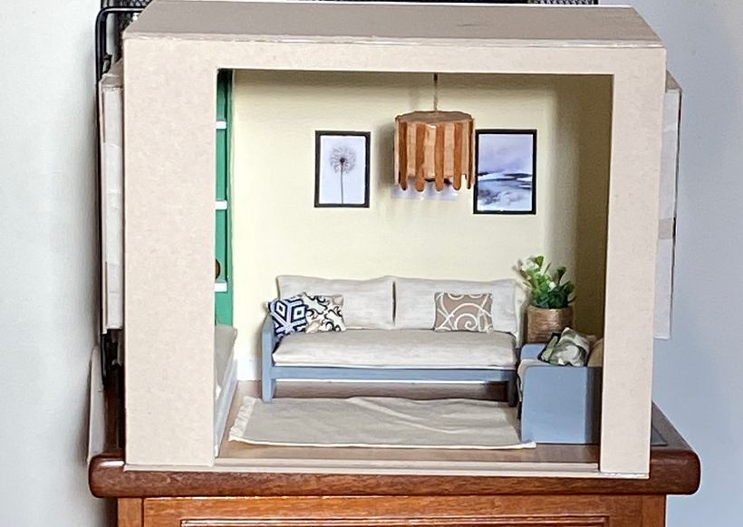 Meu projeto do curso: Design e construção de interiores em miniatura 1