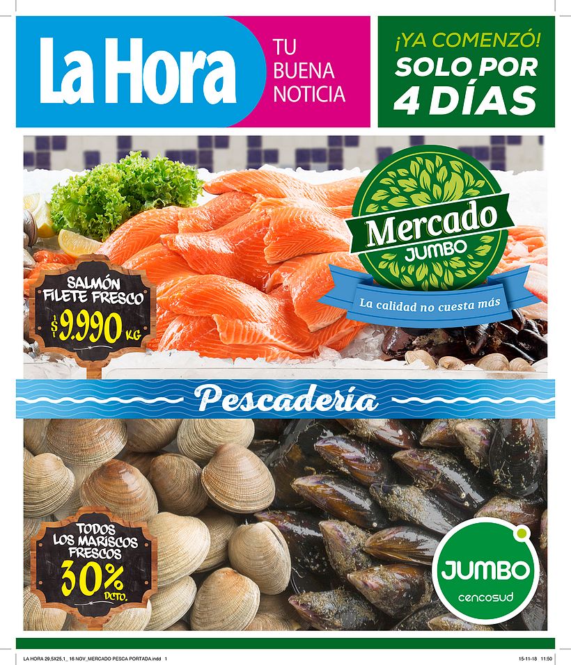 Aviso de prensa Portada falsa - diario La Hora - trabajo en diseño.